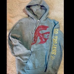 VS PINK USC pullover hoodie size M